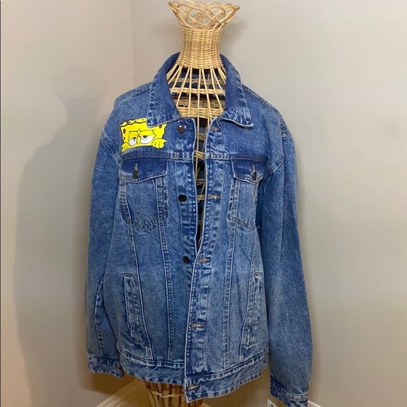 Spongebob Jean Jacket - Picture 2 of 4